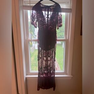 Honey Punch Lace Dress with Shorts